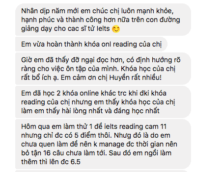 khóa học ielts reading online