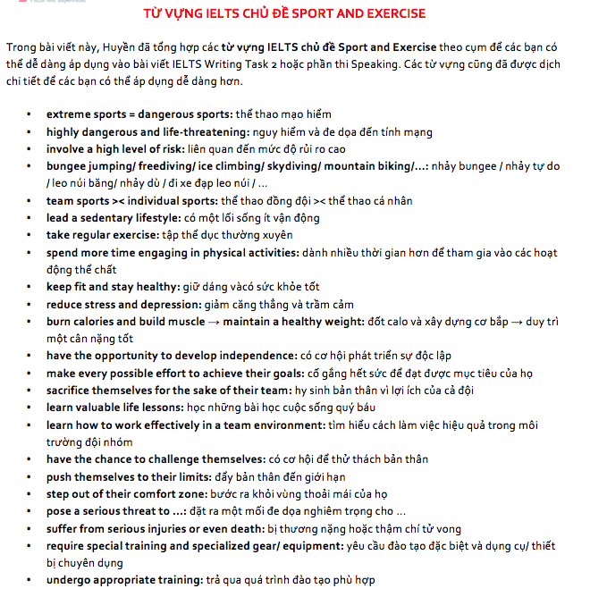 tu-vung-ielts-chu-de-sport-and-exercise