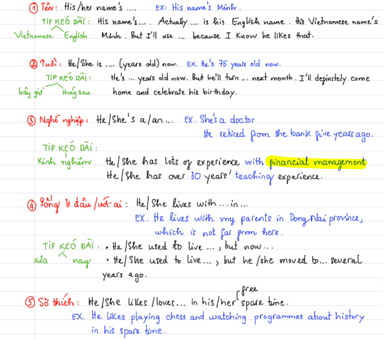 IELTS Speaking Part 2 - Describe a person chi tiết từng bước - IELTS ...