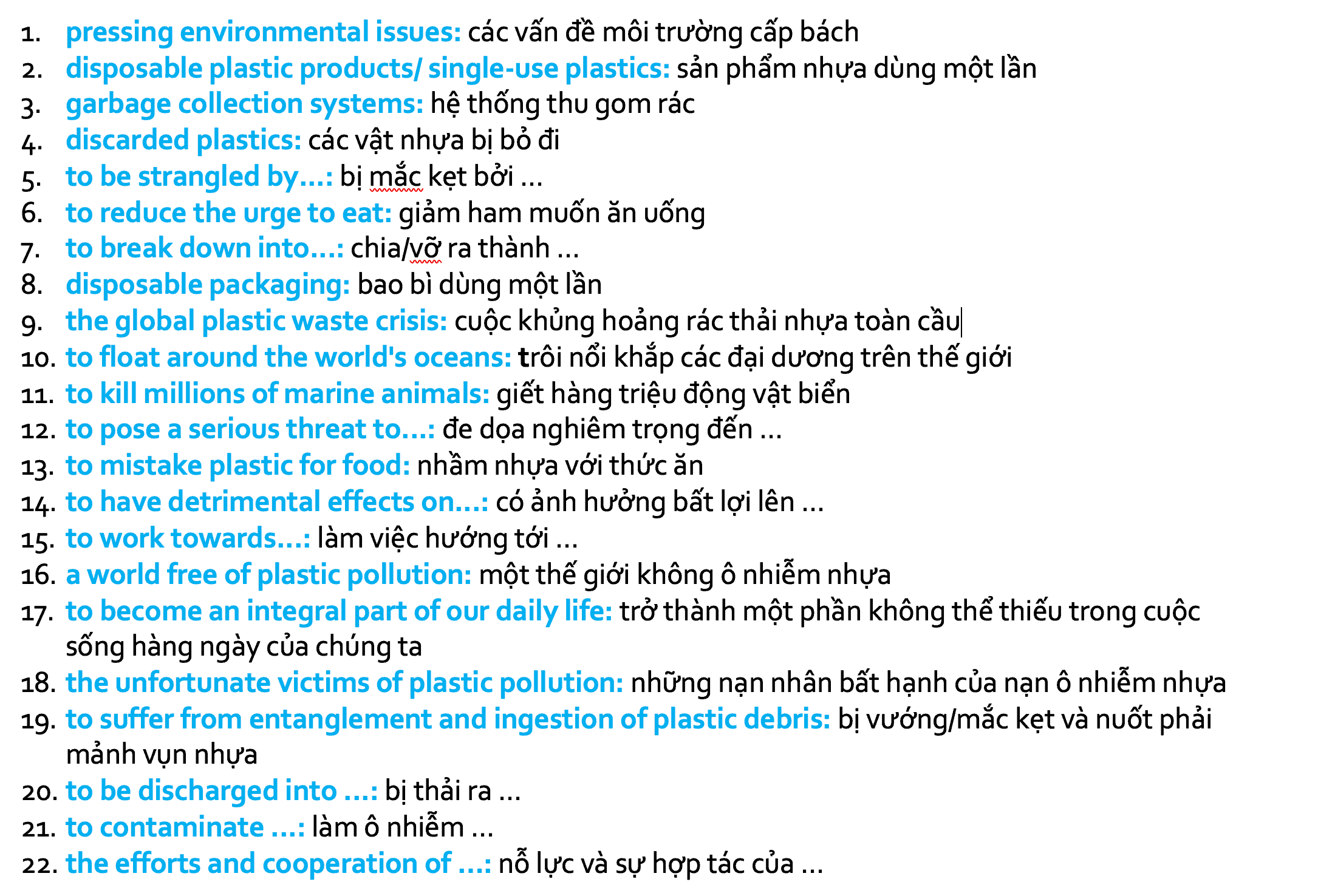 plastic-pollution-ielts-vocabulary