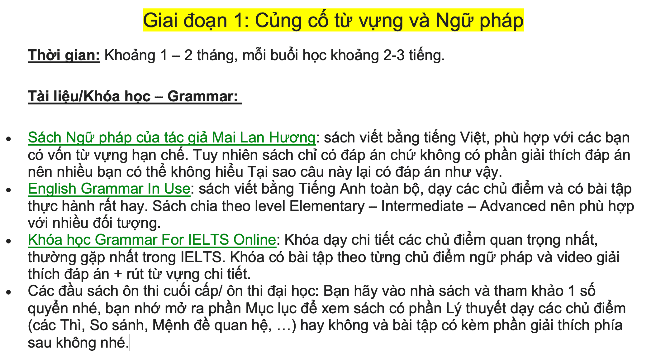 [FREE PDF] Lộ trình học IELTS cho người mới bắt đầu, mất gốc tiếng Anh - IELTS Nguyễn Huyền
