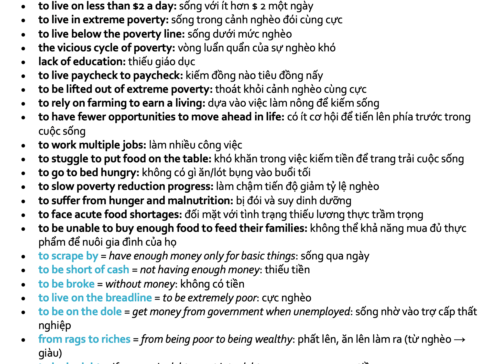 tu-vung-chu-de-poverty
